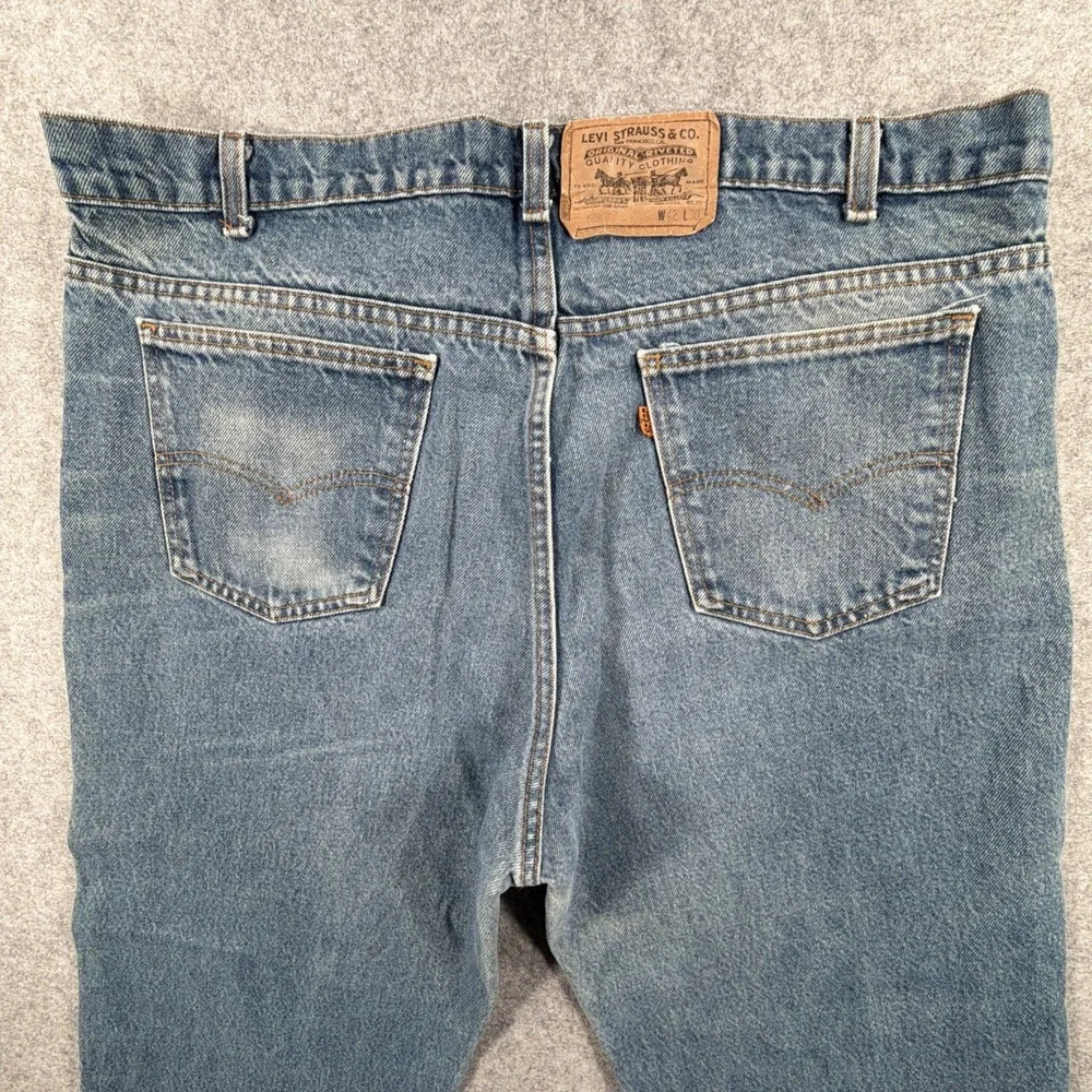Vintage Levi's Orange Tab 509 Jeans Men's 42x30 (Fits 40x29) Made in USA